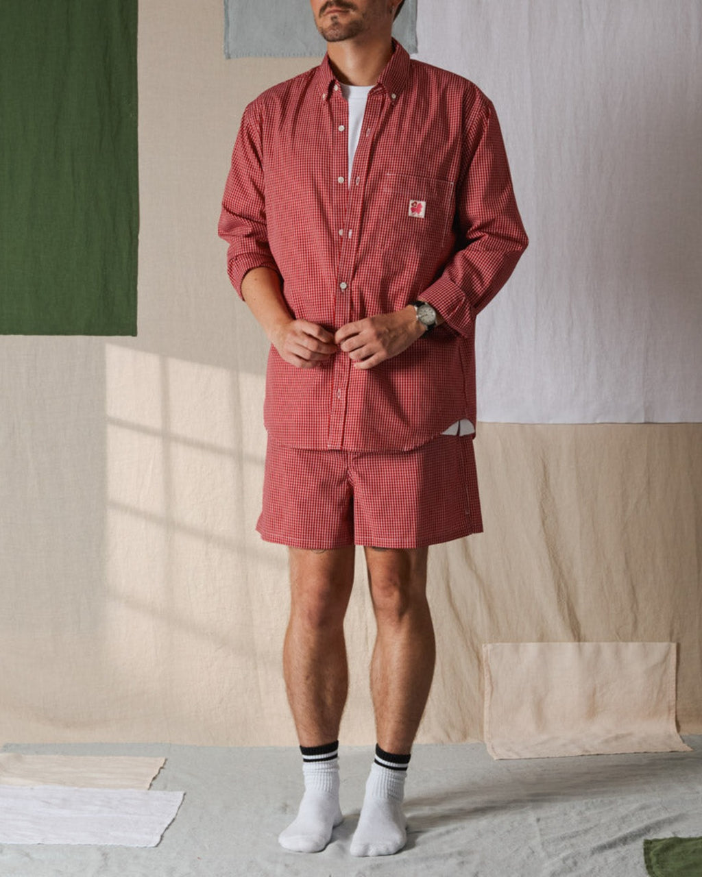 Merci - Basile Shirt - Red Check