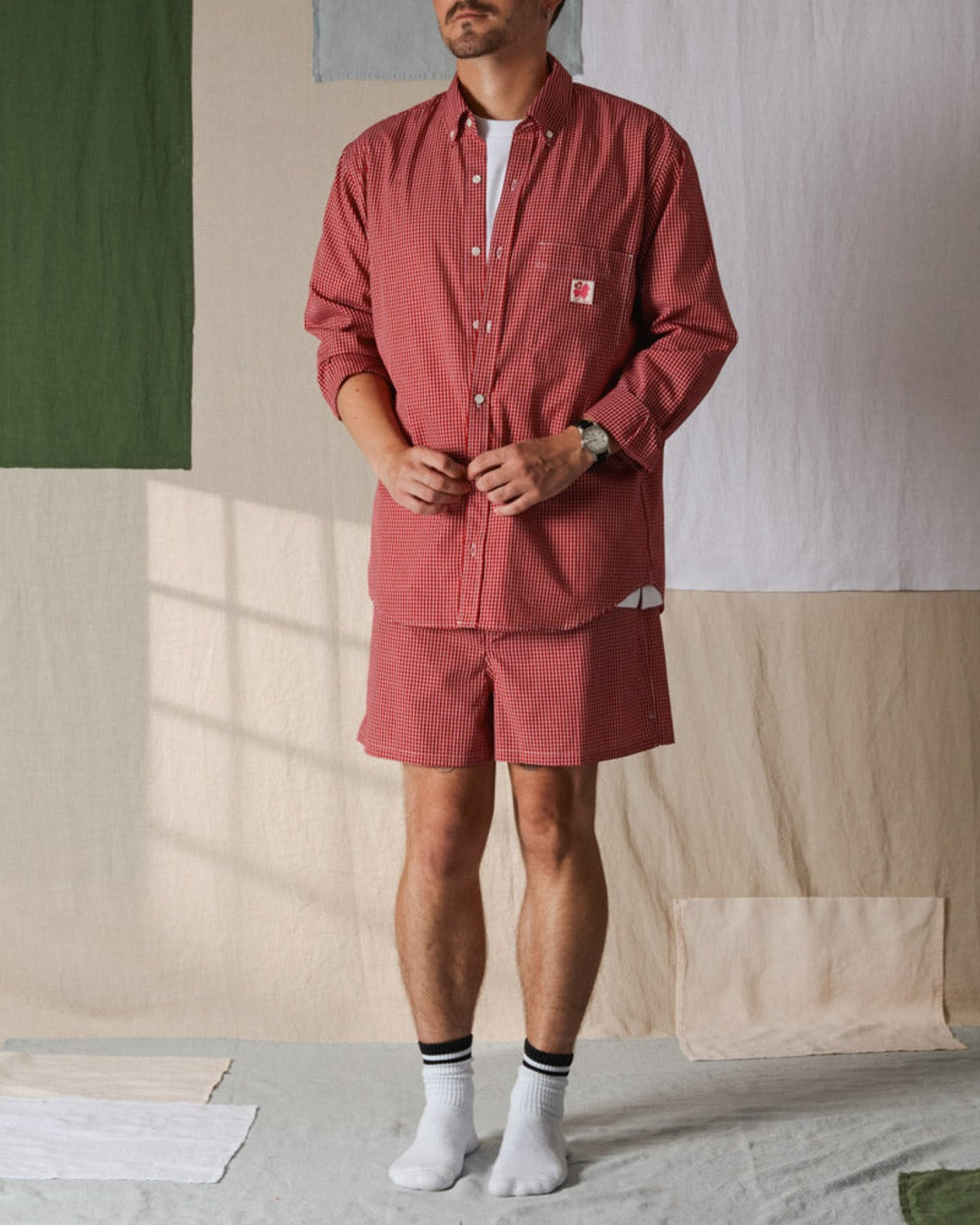 Merci - Basile Shirt - Red Check