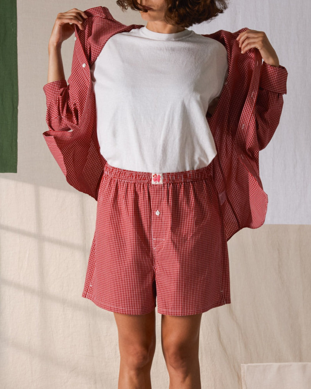 Merci - Basile Shirt - Red Check