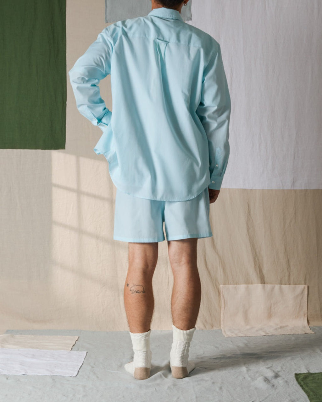 Merci - Basile Shirt - Turquoise