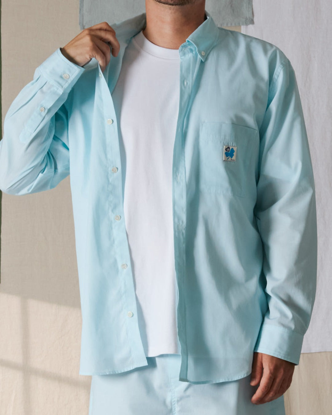Merci - Basile Shirt - Turquoise