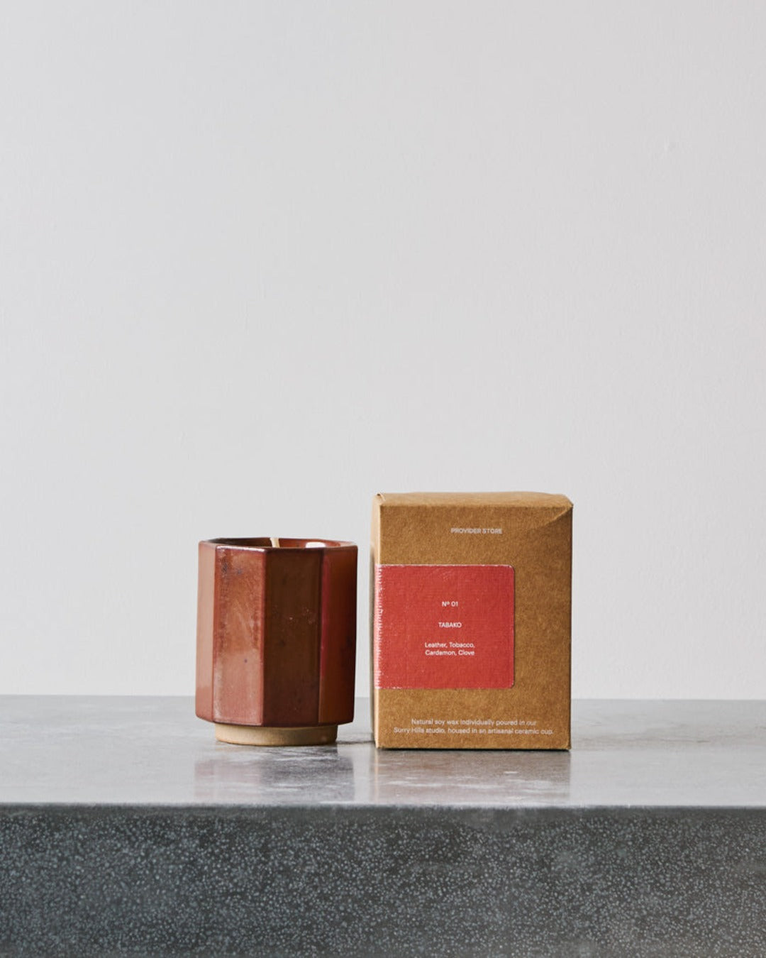 Provider Store - Onji Tabako candle - Brown