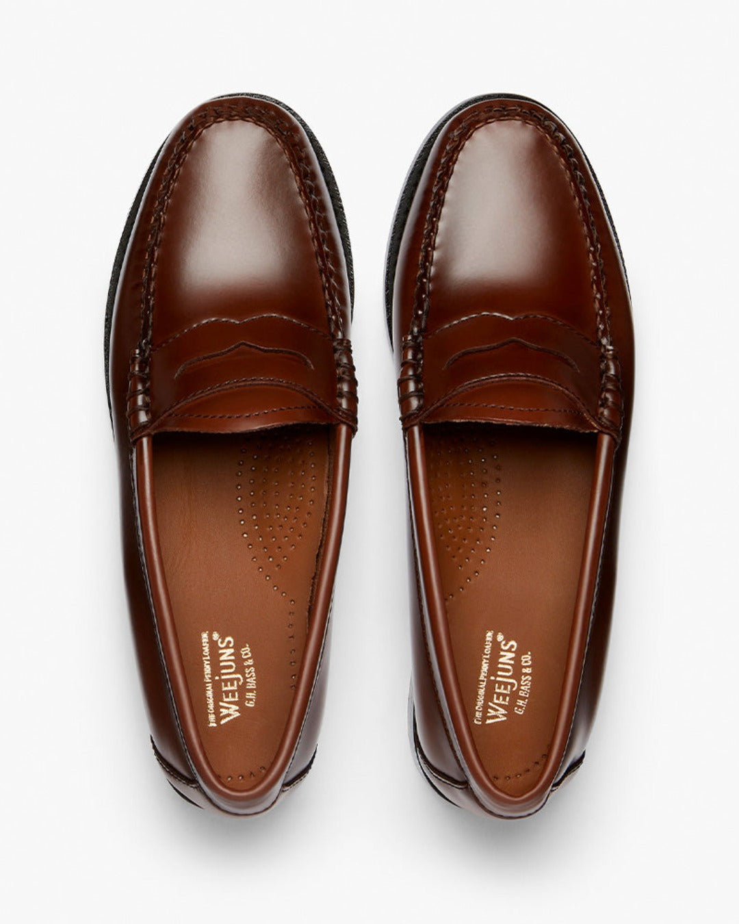 Gh Bass - Mocassins Weejuns Penny - Cognac