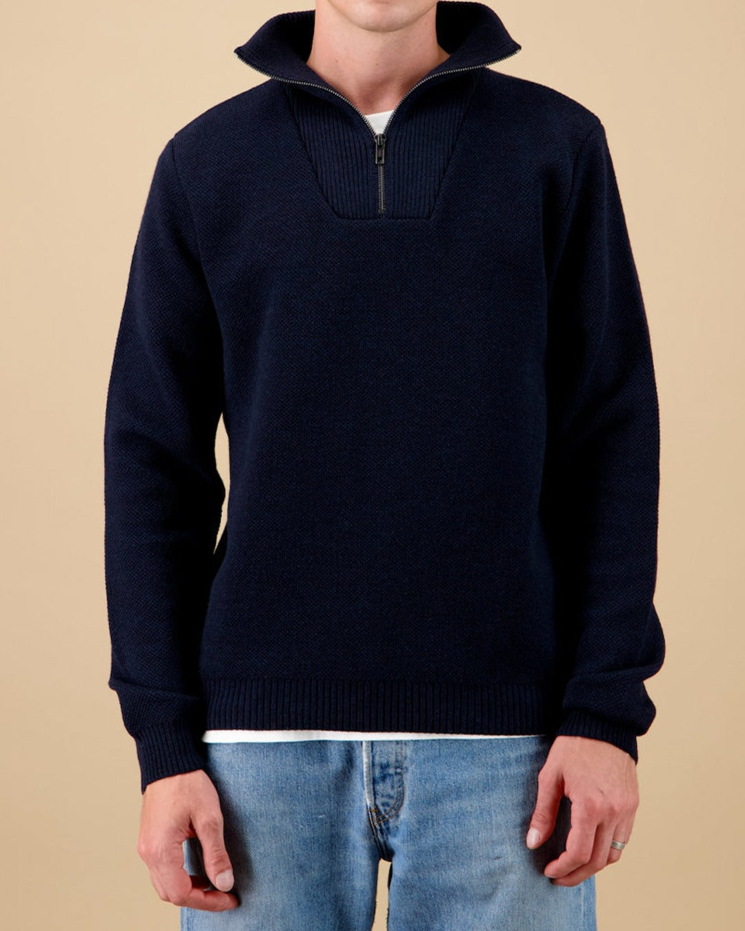 Nitto Knitwear - Pull Youri Camionneur - Marine