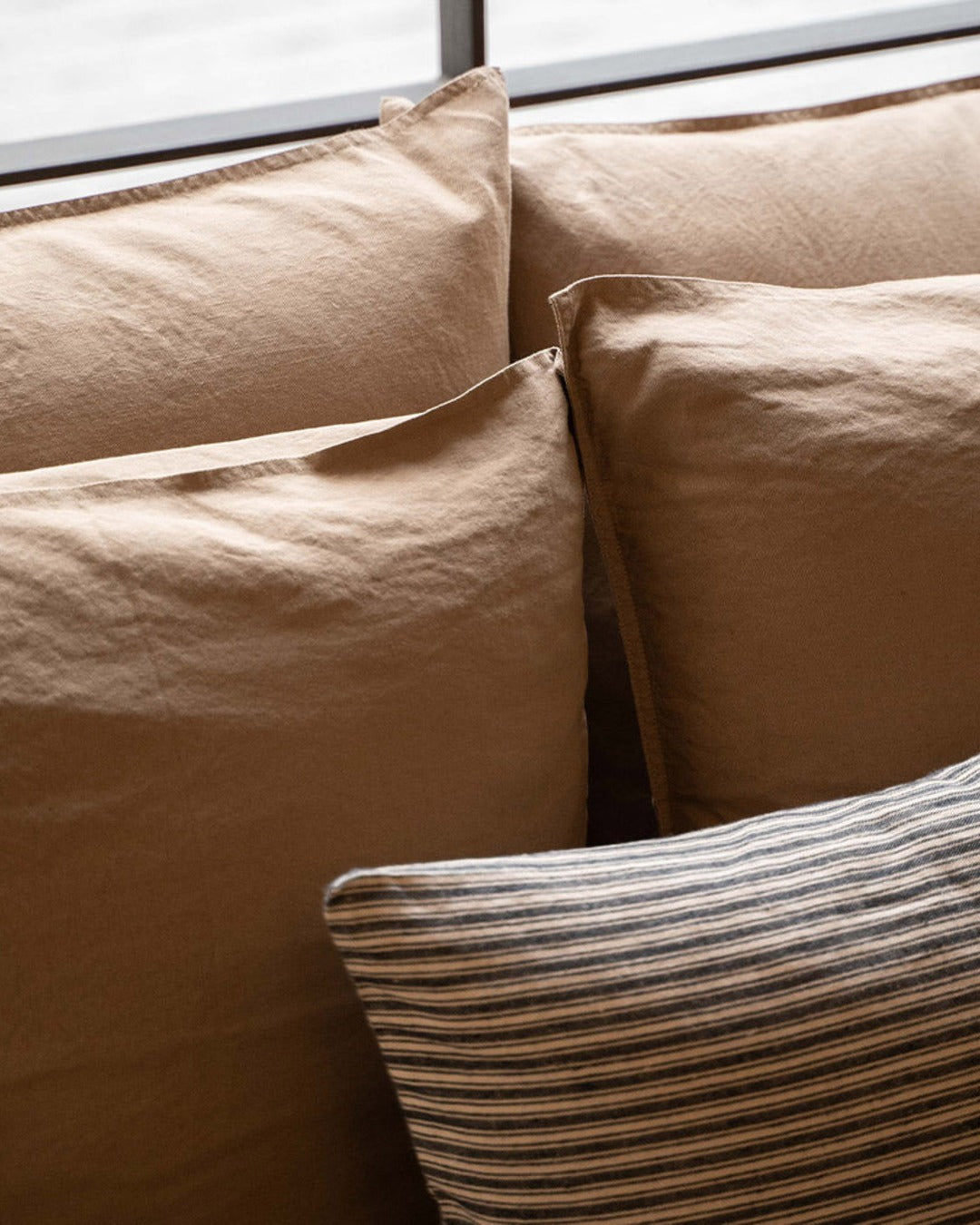 Merci - Sofa cover - Cha Iro Brown