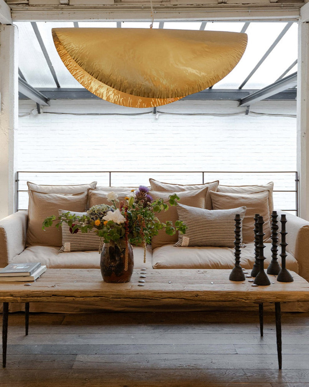 Merci - Sofa cover - Cha Iro Brown