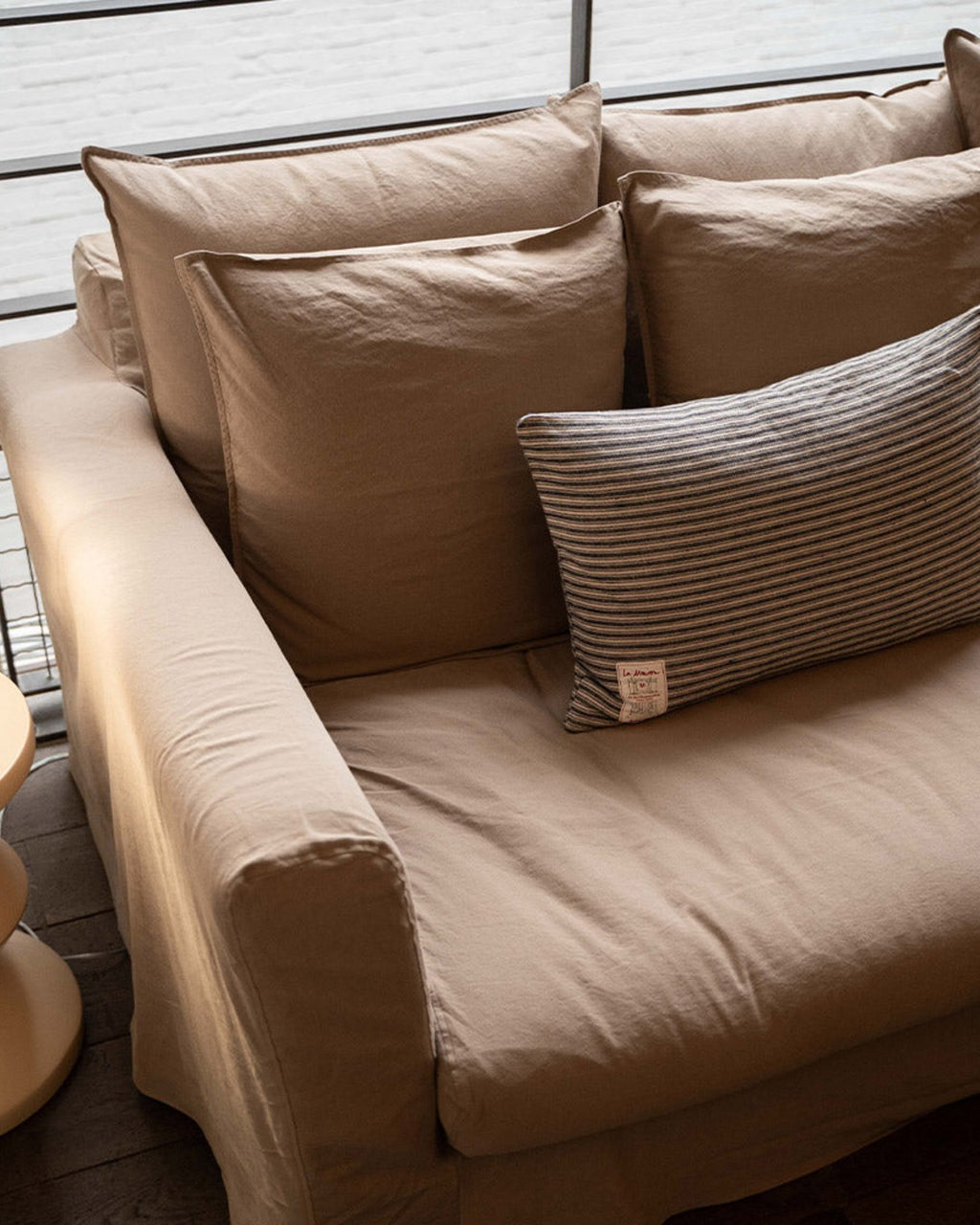 Merci - Sofa cover - Cha Iro Brown