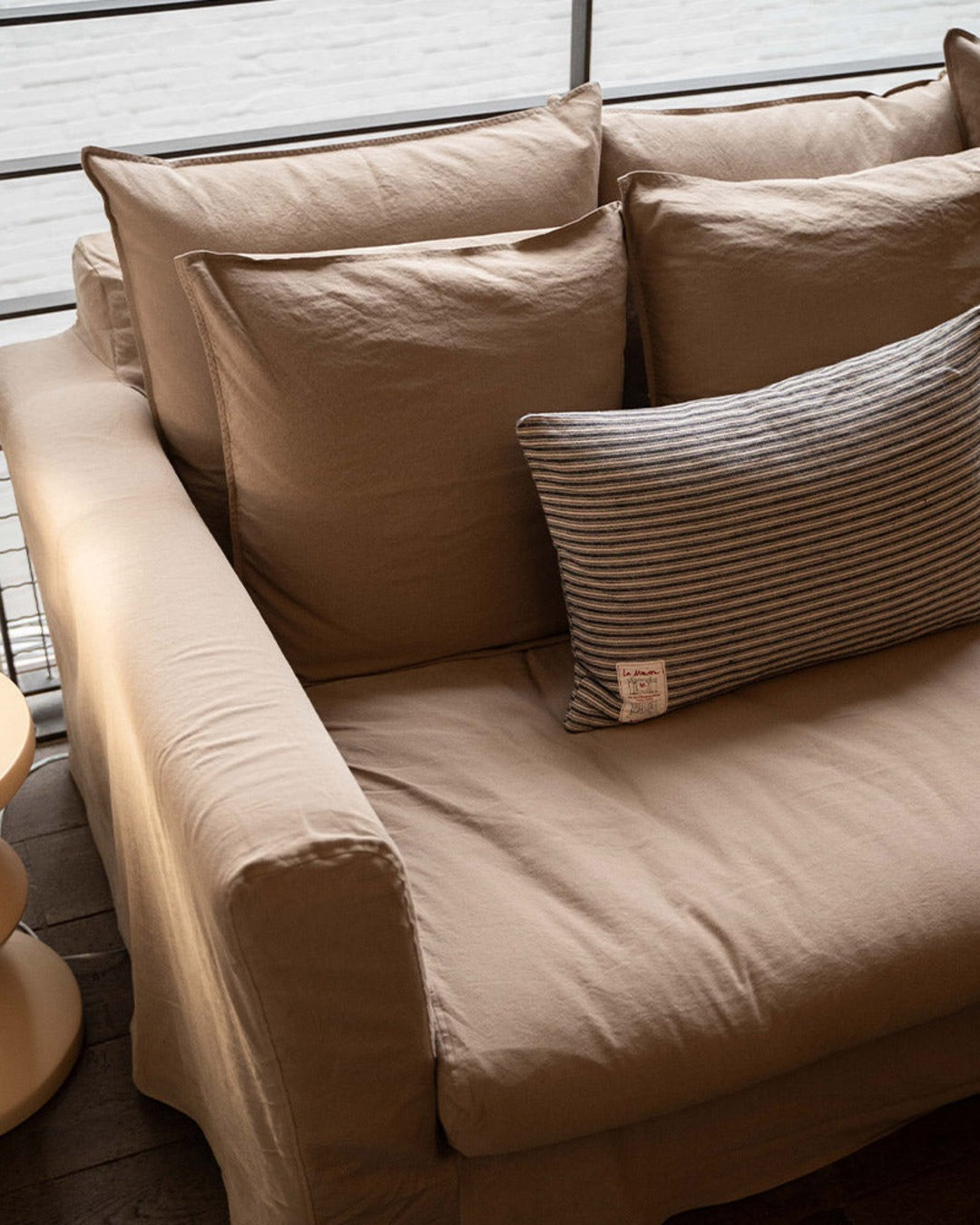Merci - Sofa cover - Cha Iro Brown