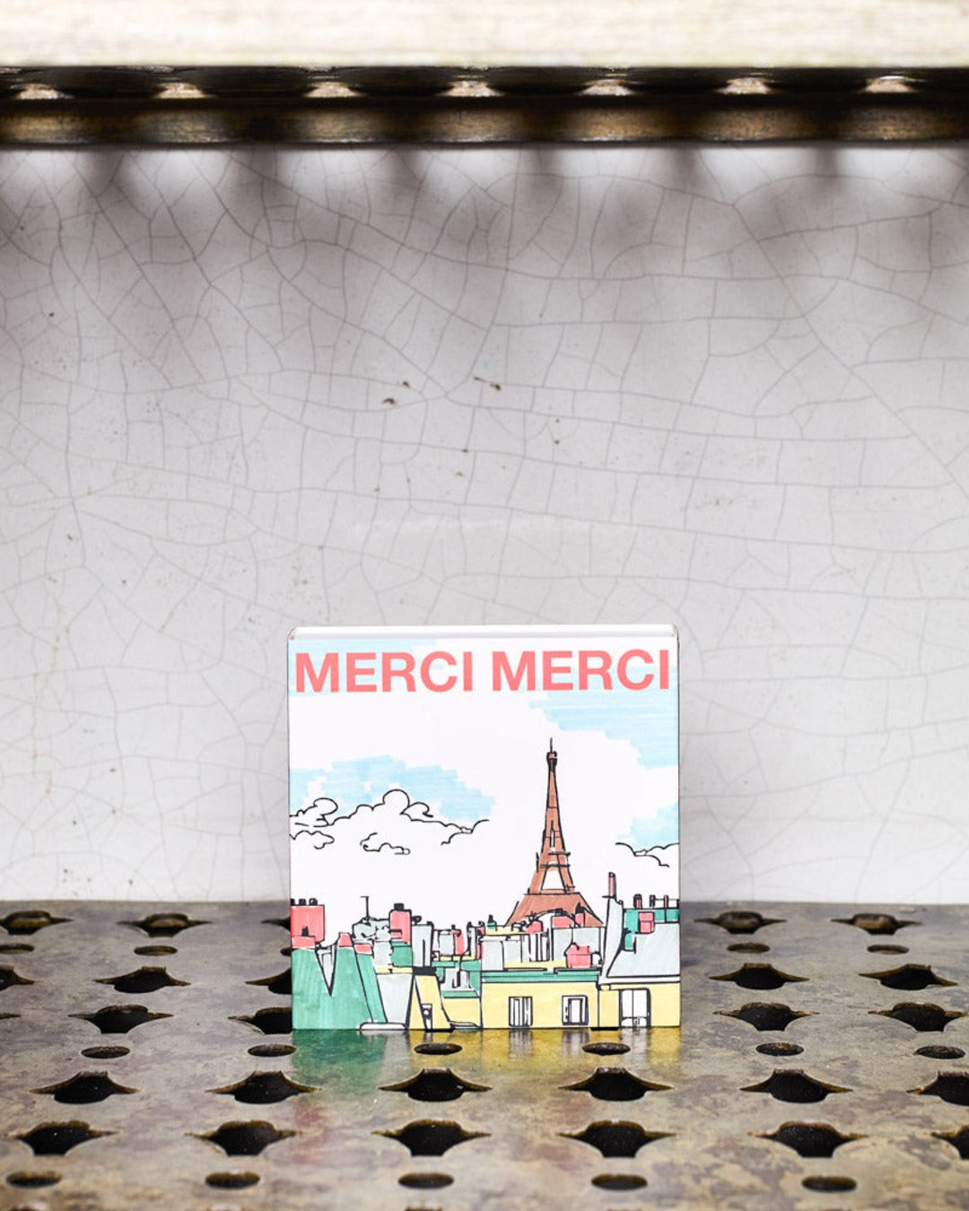 Merci - Boîte De 120 Grandes Allumettes Tour Eiffel