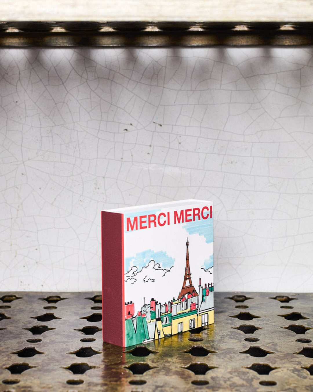 Merci - Boîte De 120 Grandes Allumettes Tour Eiffel
