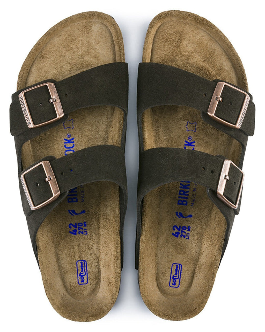 Birkenstock - Sandales Lit De Pied Souple Arizona - Mocha