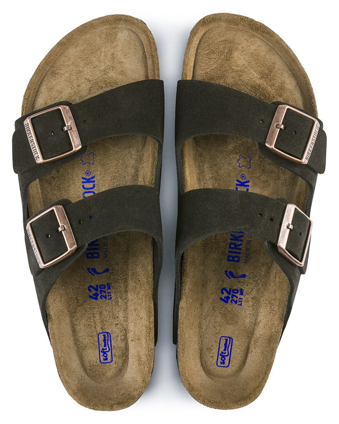 Birkenstock - Sandales Lit De Pied Souple Arizona - Mocha