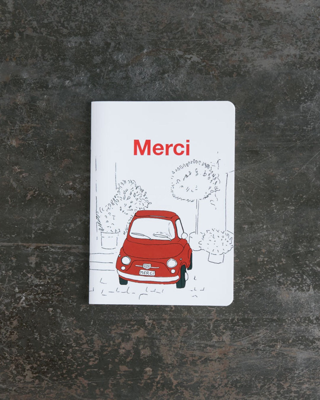 Merci - Carnet A5 Fiat 500