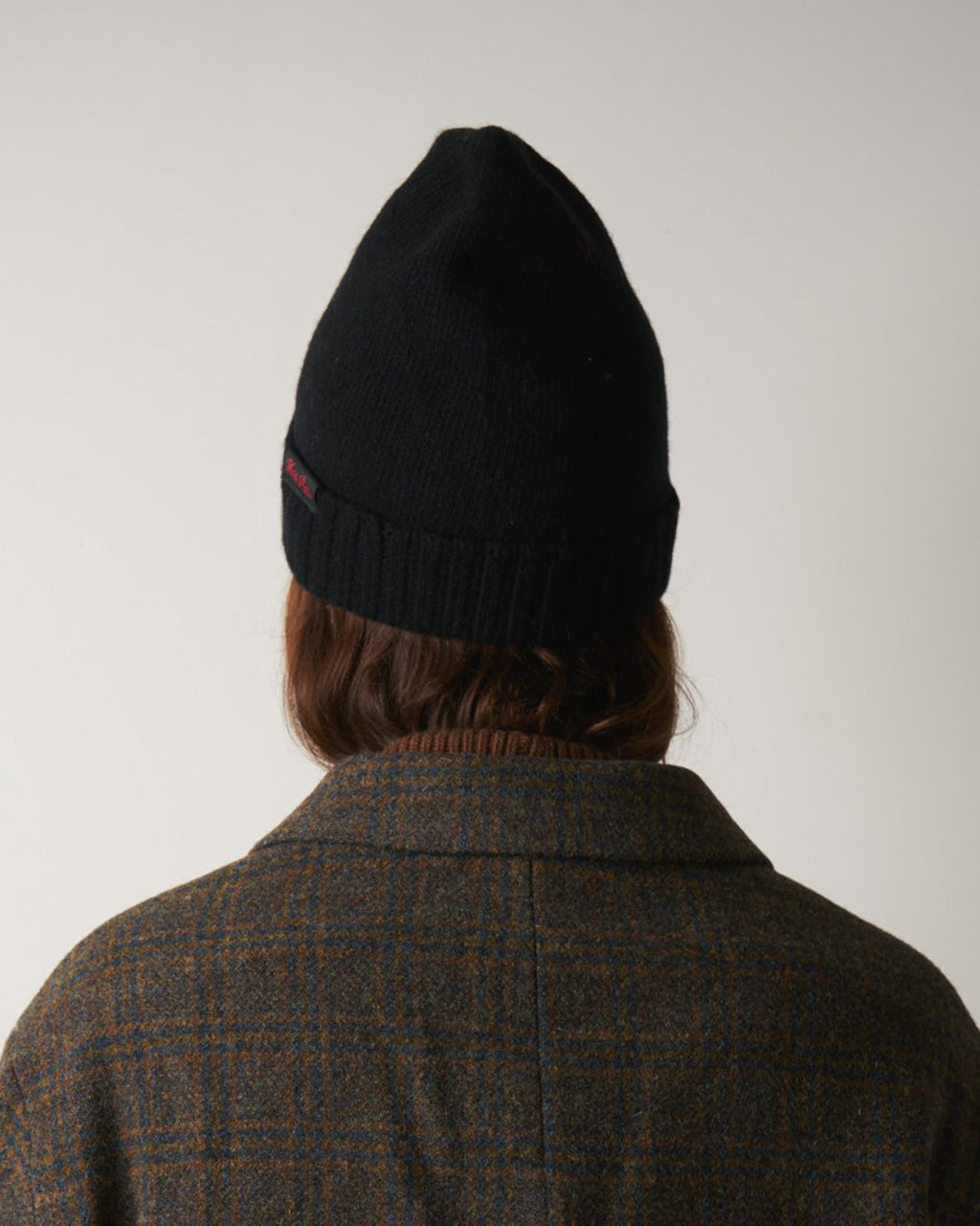 Merci - Wool and cashmere hat - Black & Red