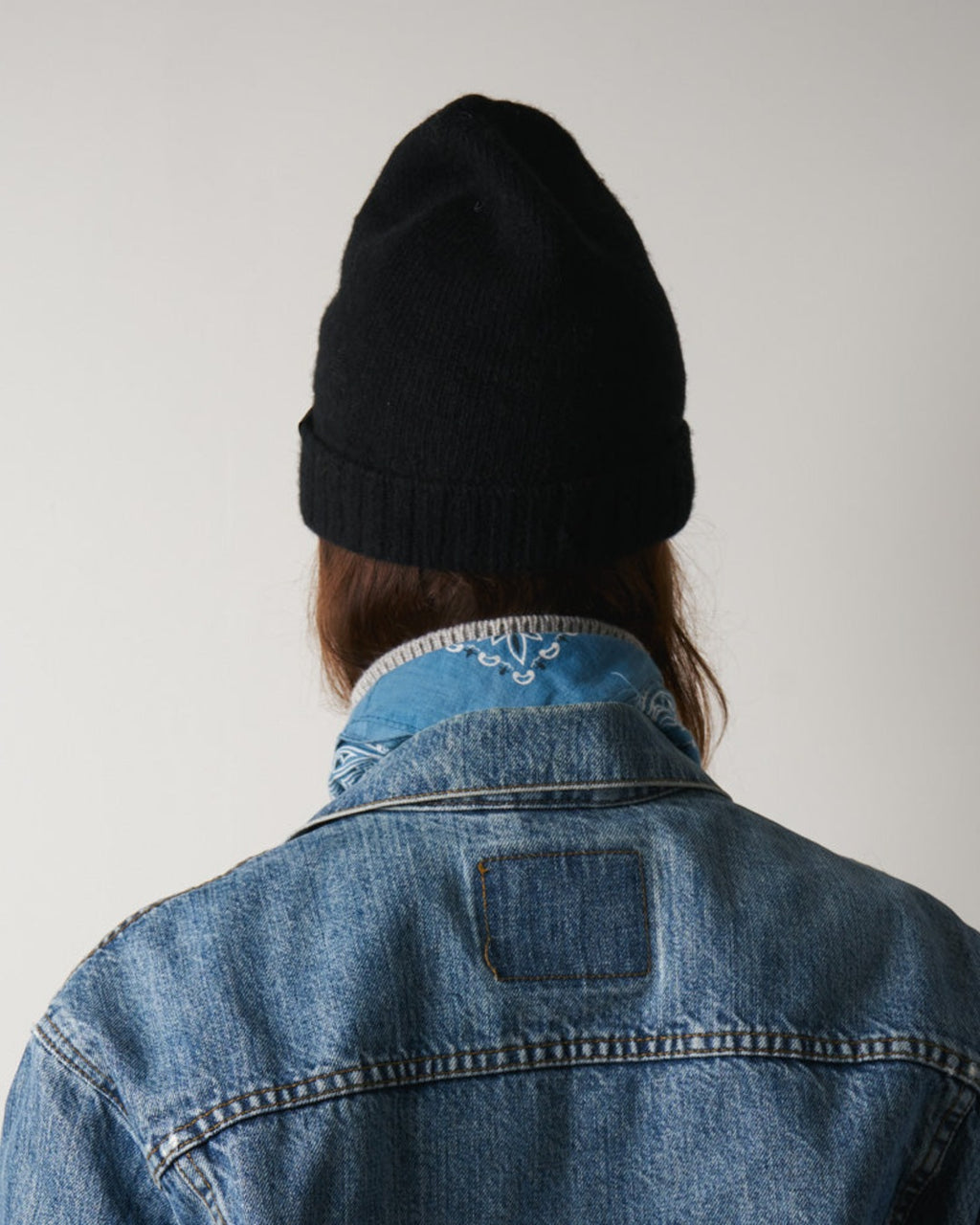 Merci - Wool and cashmere hat - Black & White