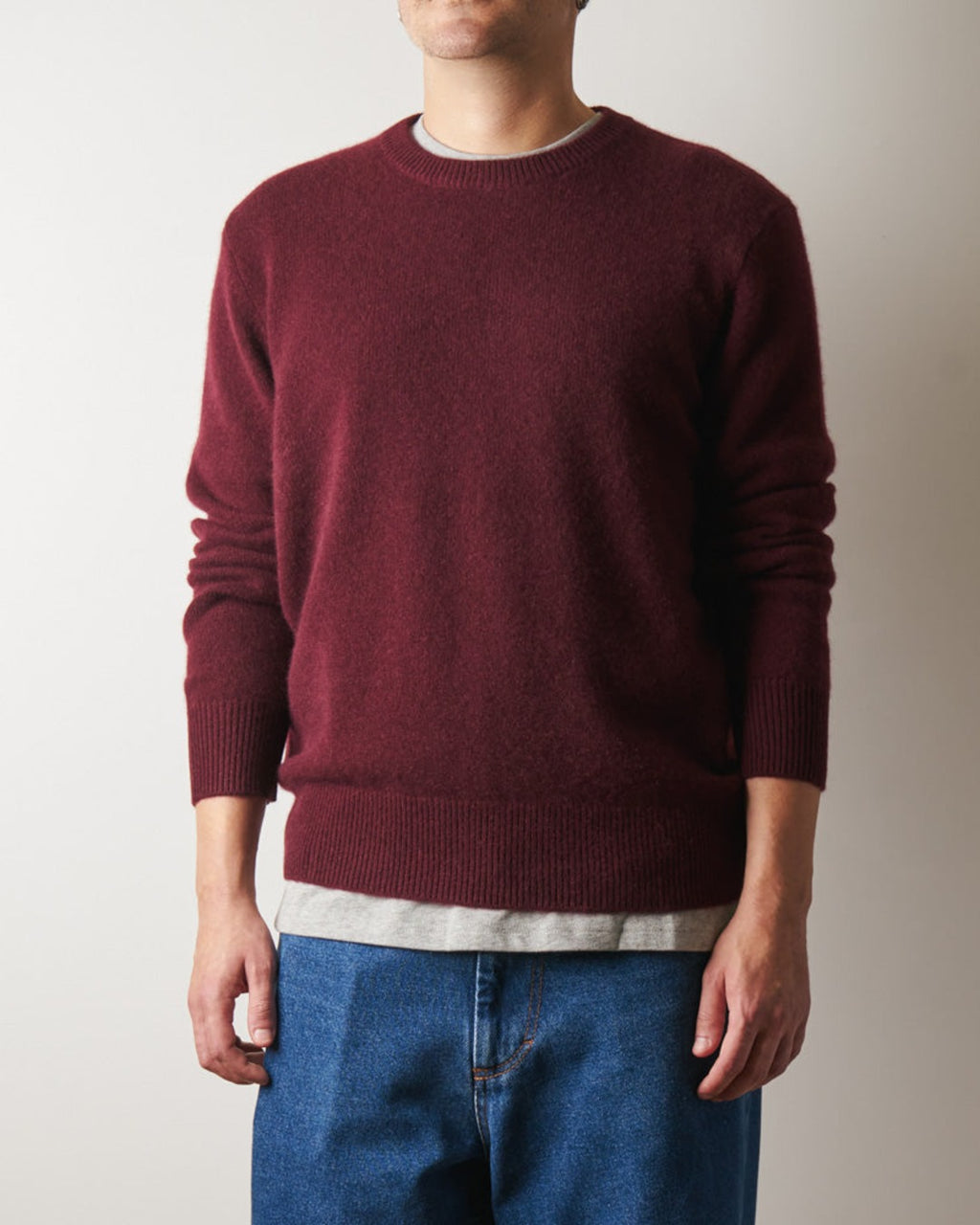 Merci - Claudio cashmere sweater - Burgundy
