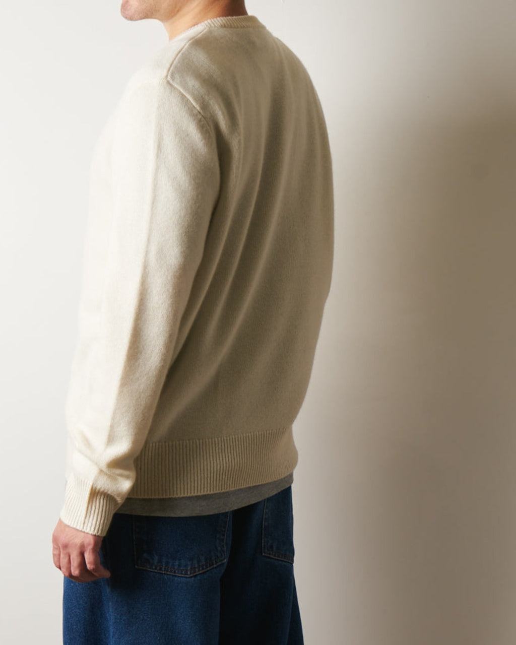 Merci - Claudio cashmere sweater - White