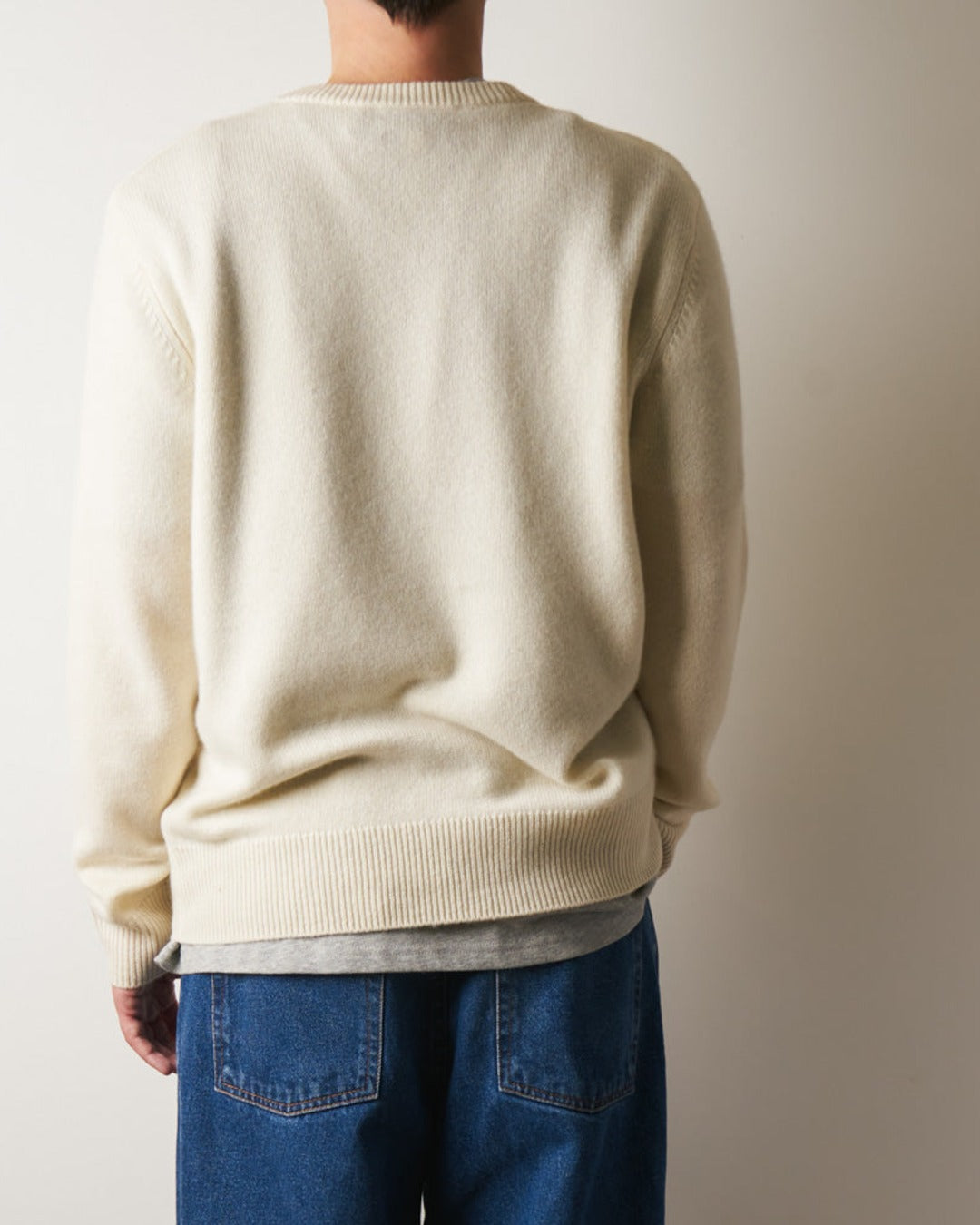 Merci - Claudio cashmere sweater - White