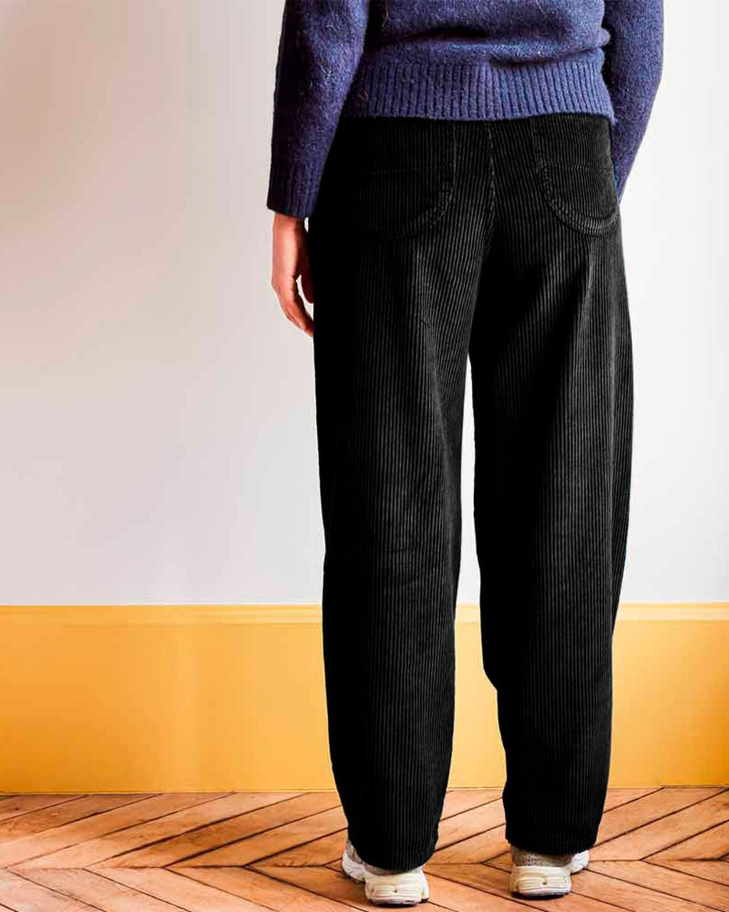 Merci - corduroy pants - Black