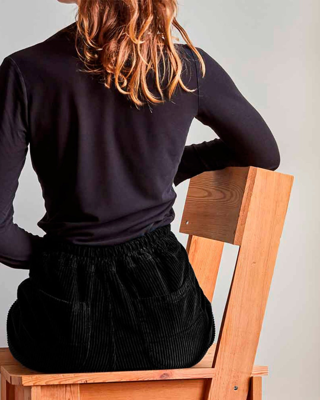 Merci - corduroy pants - Black