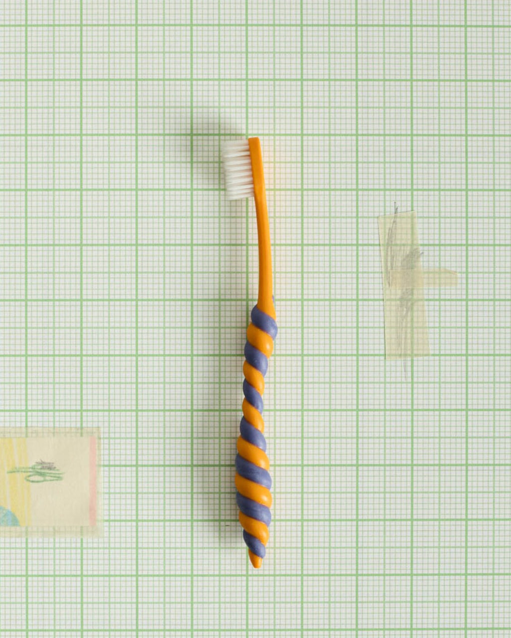 Twizzley - Brosse À Dent - Jaune & Marine