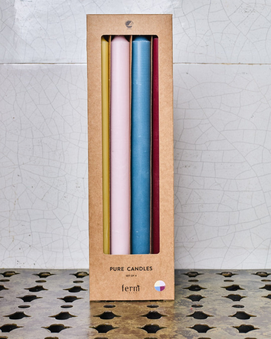 Ferm Living - Set of 4 candles - Pure Whimsical