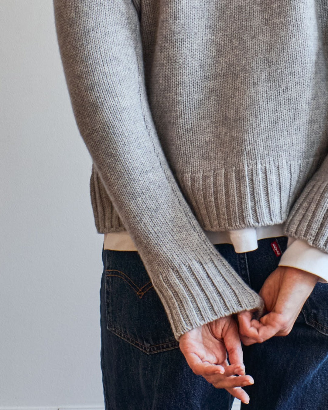 Merci - Wool sweater - Grey