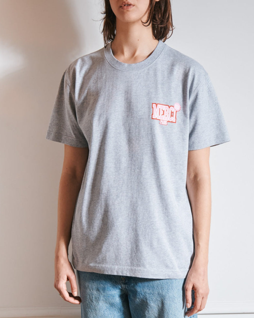 Merci - Non Merci College T-Shirt - Grey