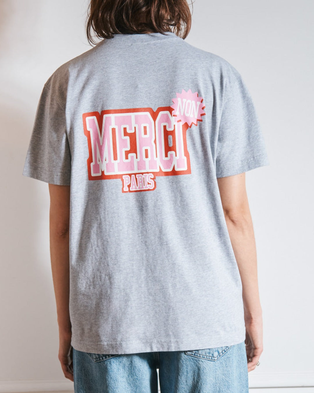 Merci - Non Merci College T-Shirt - Grey