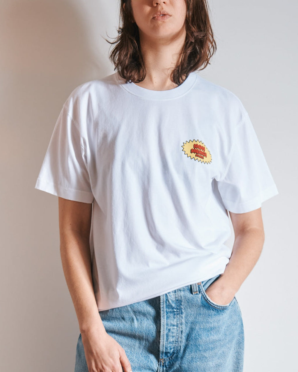 Merci - T-Shirt Non Merci Beavies - Blanc