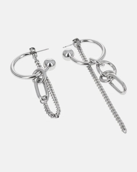 Justine Clenquet - Allen Earrings - Palladium