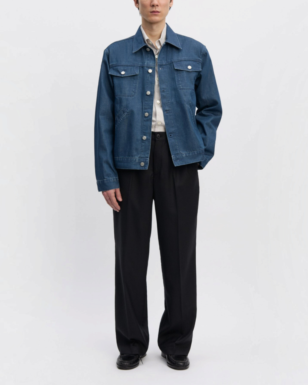 Another Aspect - Denim jacket 2.0 - Bleu