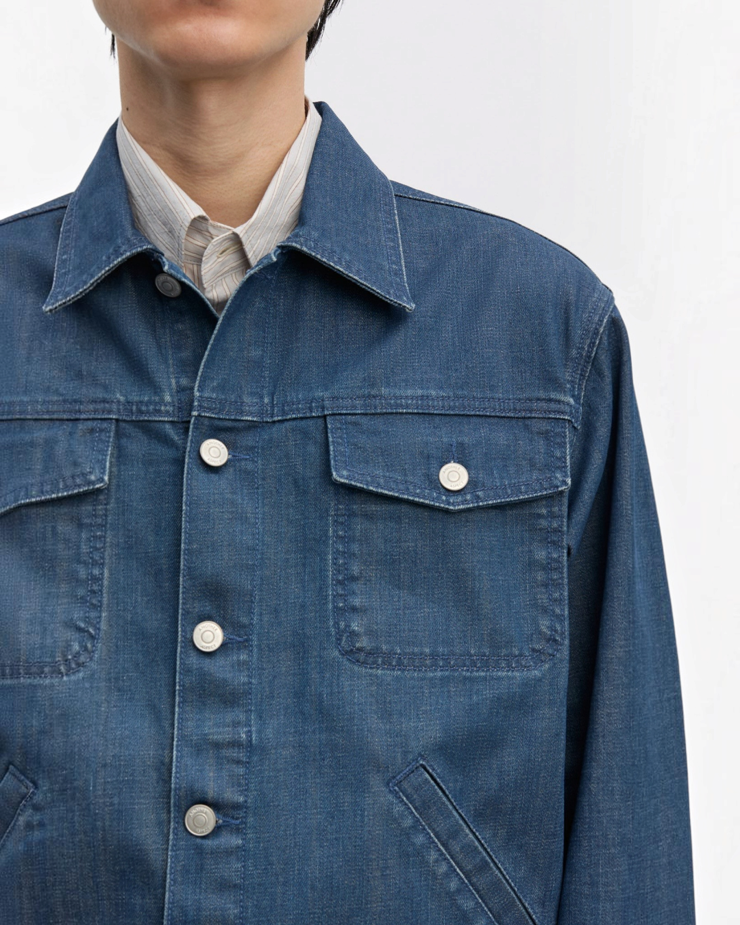 Another Aspect - Denim jacket 2.0 - Bleu