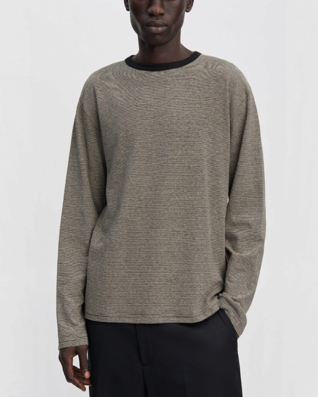 Another Aspect - T-shirt rayé 3.0 JPN - Rayures noires