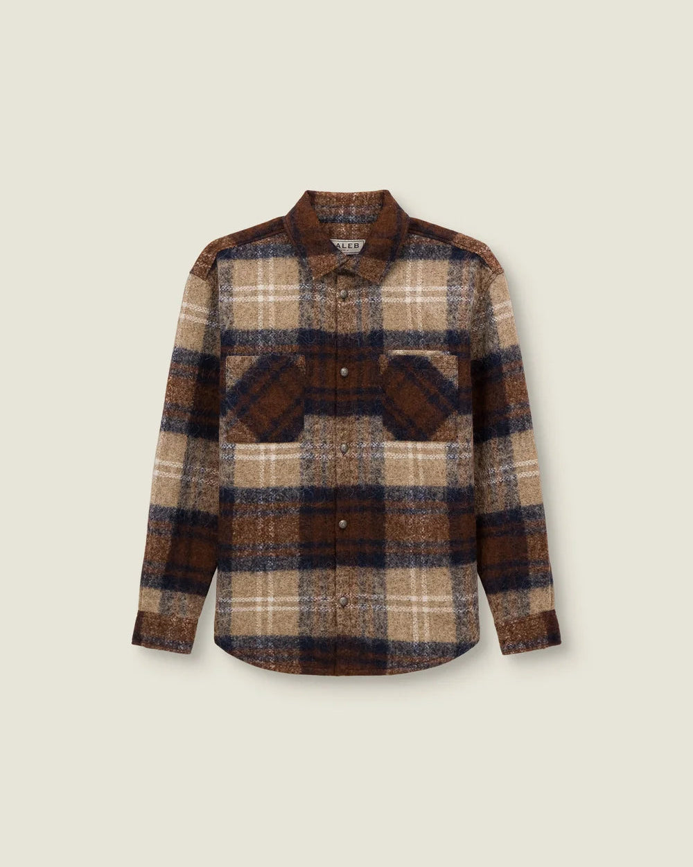 Caleb - Surchemise Carreaux - Marron