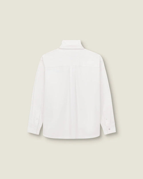 Caleb - Double Layered Shirt - White