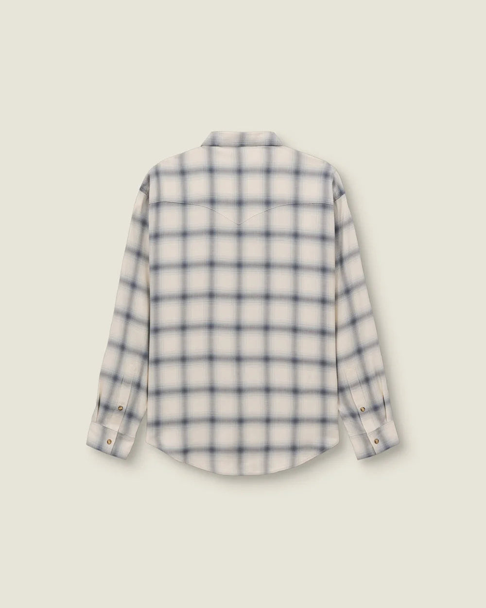 Caleb - Chemise Western Carreaux - Bleu Clair