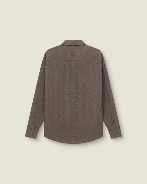 Caleb - Classic Boxy Shirt - Charcoal