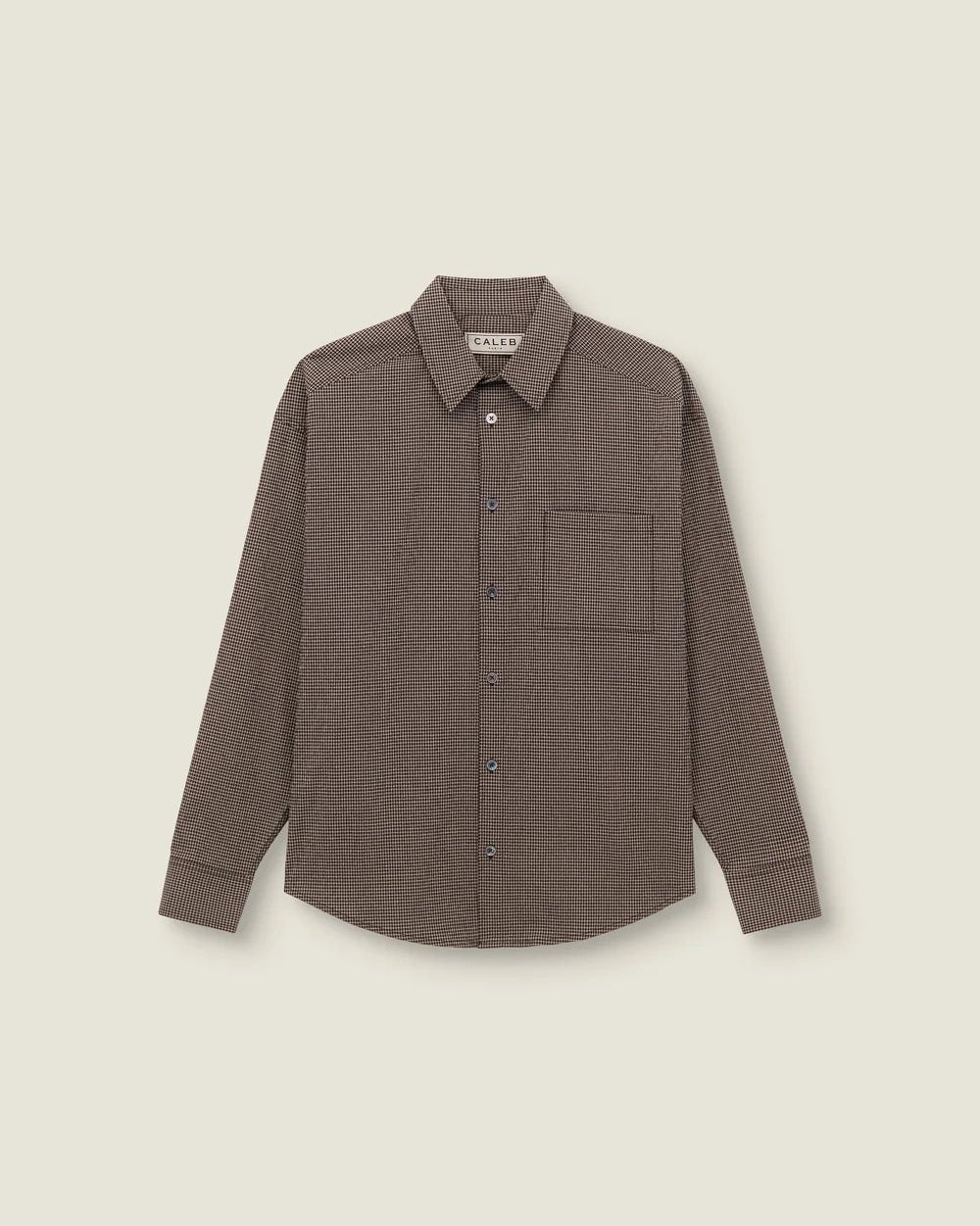 Caleb - Chemise Boxy Classique - Charbon