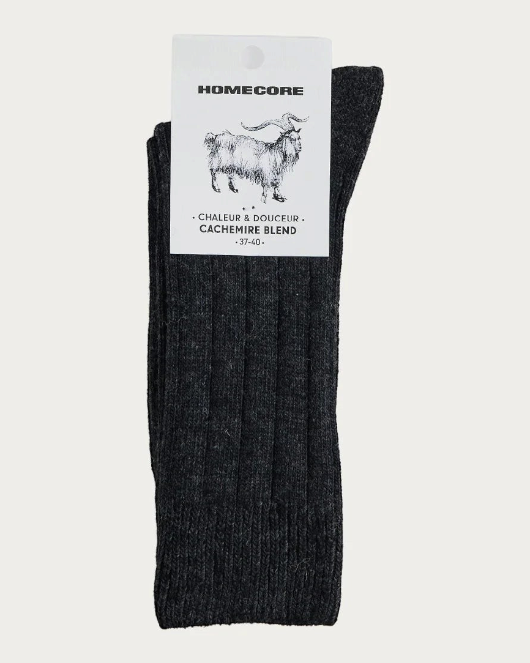 Homecore - Chaussettes en cachemire - Anthracite