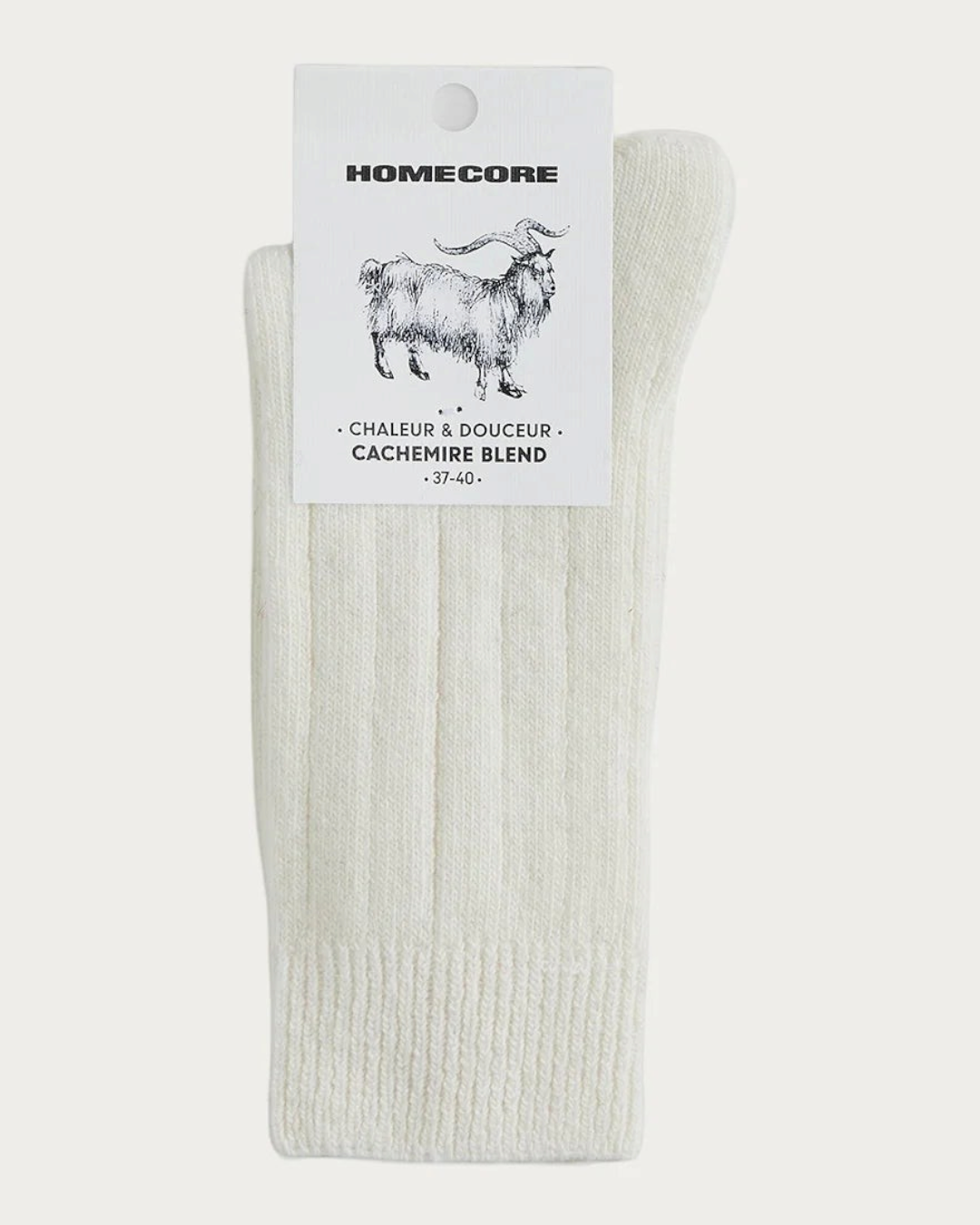 Homecore - Chaussettes en cachemire - Crème