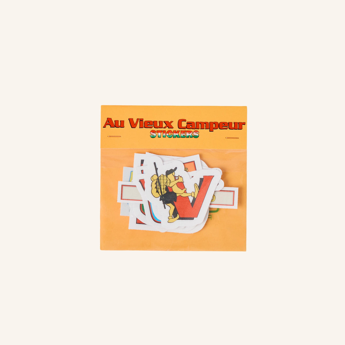 Au Vieux Campeur - Congés Payés - Stickers Logo