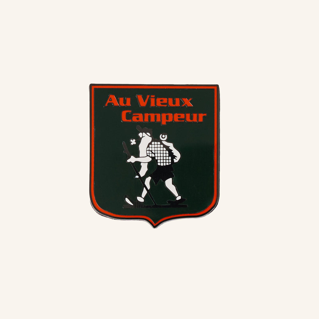 Au Vieux Campeur - Congés Payés - Magnet Blason Vert