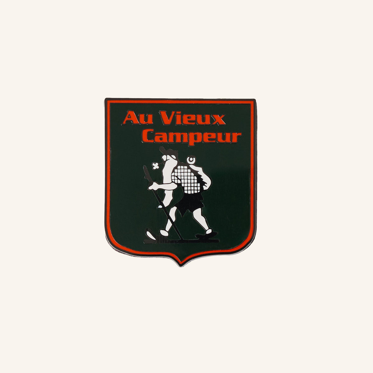 Au Vieux Campeur - Congés Payés - Magnet Blason Vert