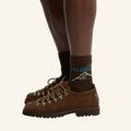 Au Vieux Campeur - Congés Payés - Mountain Range Socks - Chocolate