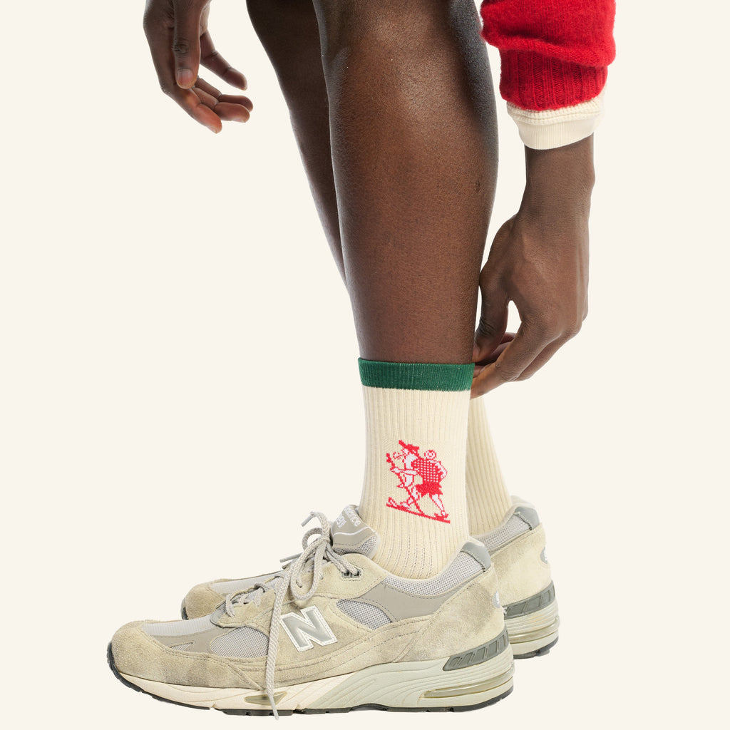 Au Vieux Campeur - Congés Payés - Marcheur Socks - Ecru