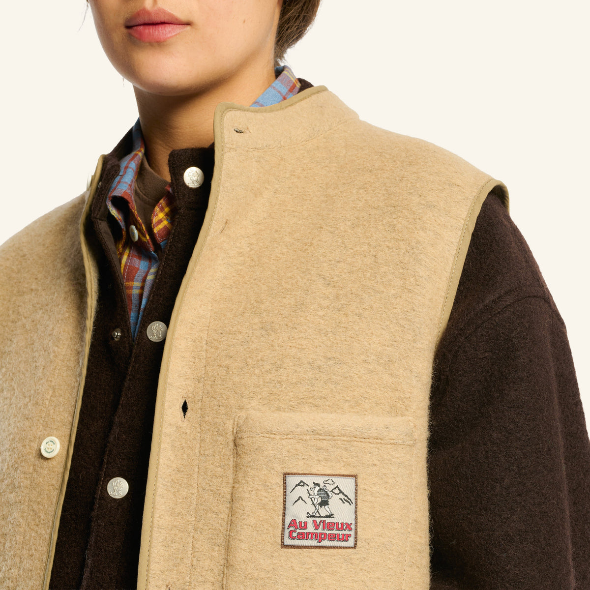 Au Vieux Campeur - Congés Payés - Gilet Sans Manches - Beige