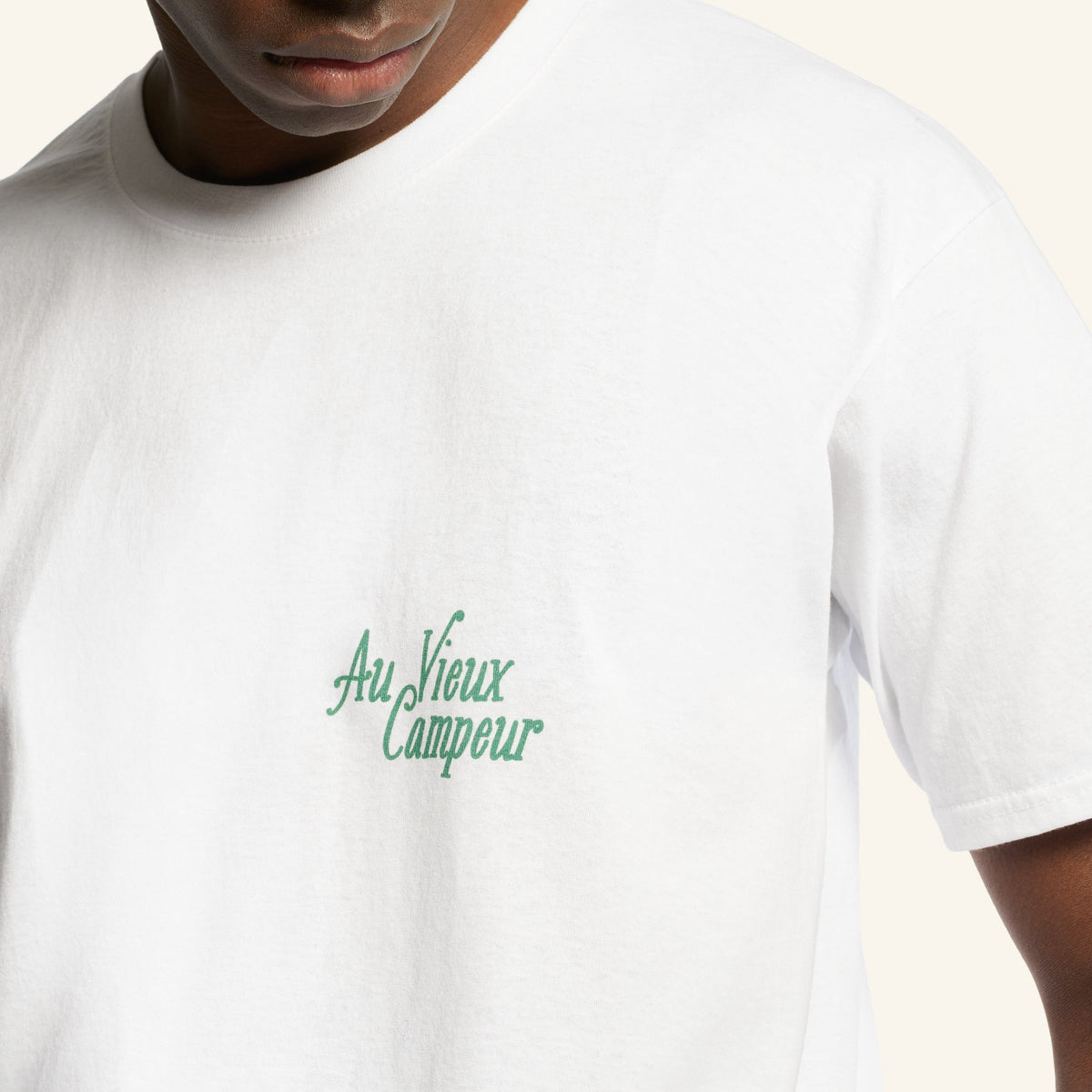 Au Vieux Campeur - Congés Payés - T-Shirt Manches Courtes Sommets - Blanc