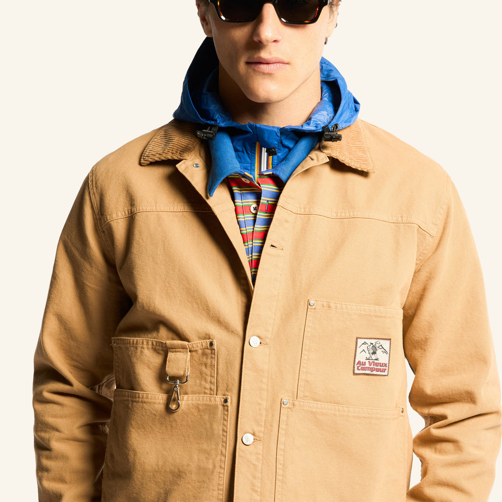 Au Vieux Campeur - Congés Payés - Veste Canva Henri - Beige