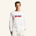 Au Vieux Campeur - Congés Payés - T-Shirt Manches Longues Couverture 1976 - Blanc